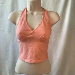 Halter top from ambiance, size small, color peach, crop top,